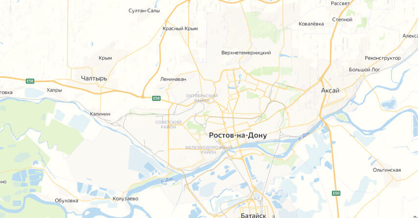 Обслуживаем все районы Ростова-на-Дону